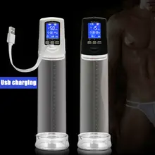 Penis Pump with USB Rechargeable,LED Automatic Penis Enlarger Male Enhancement , Electric pro extender Penis Enlargement