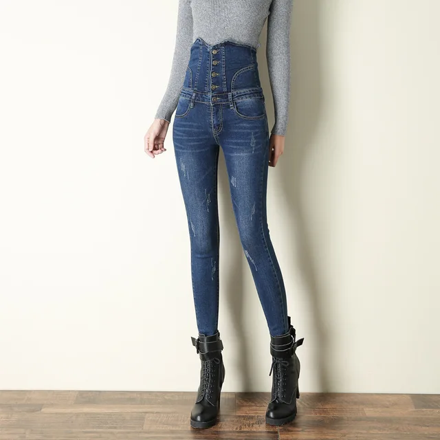 super high rise black skinny jeans