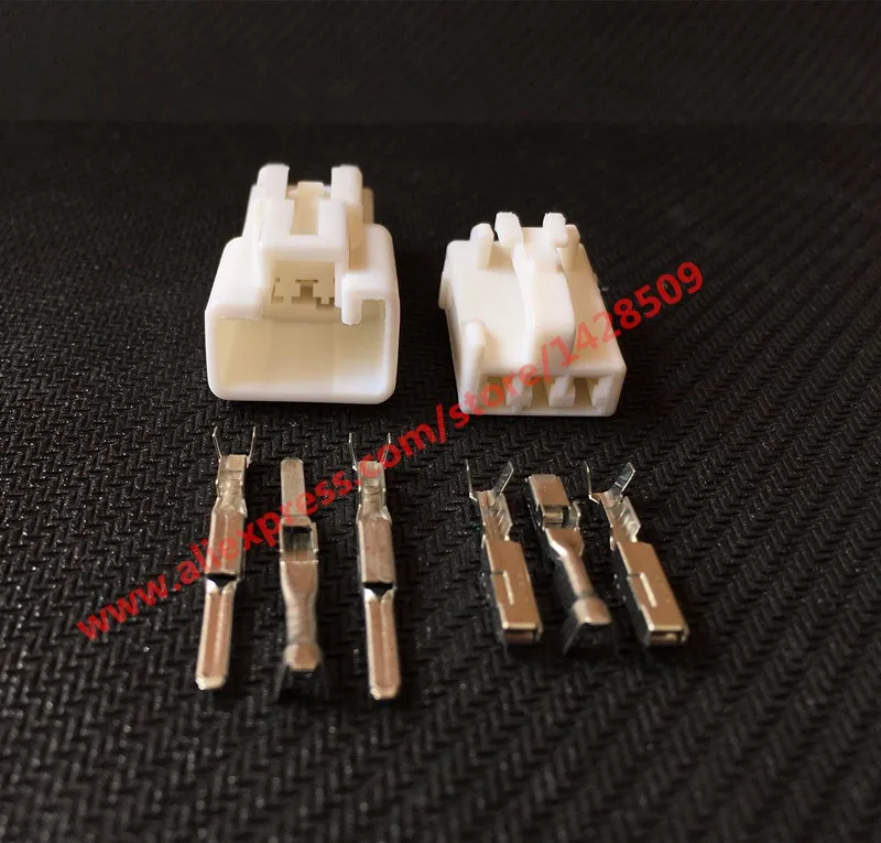 20 Sets 3 Pin Yazaki 7282 1030 Wire Connector Female And Male Electrical Connector Reading Lamp