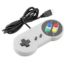 New Retro Classic USB Controller PC Controllers Gamepad Joypad Joystick Replacement for Super Nintendo SF for SNES Windows MAC