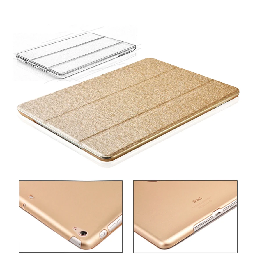 Чехол для Apple ipad Air 2 A1566 A1567, YCJOYZW-PU кожаные узкие передний Smart Cover кожи + Жесткий-сна wake up Чехол