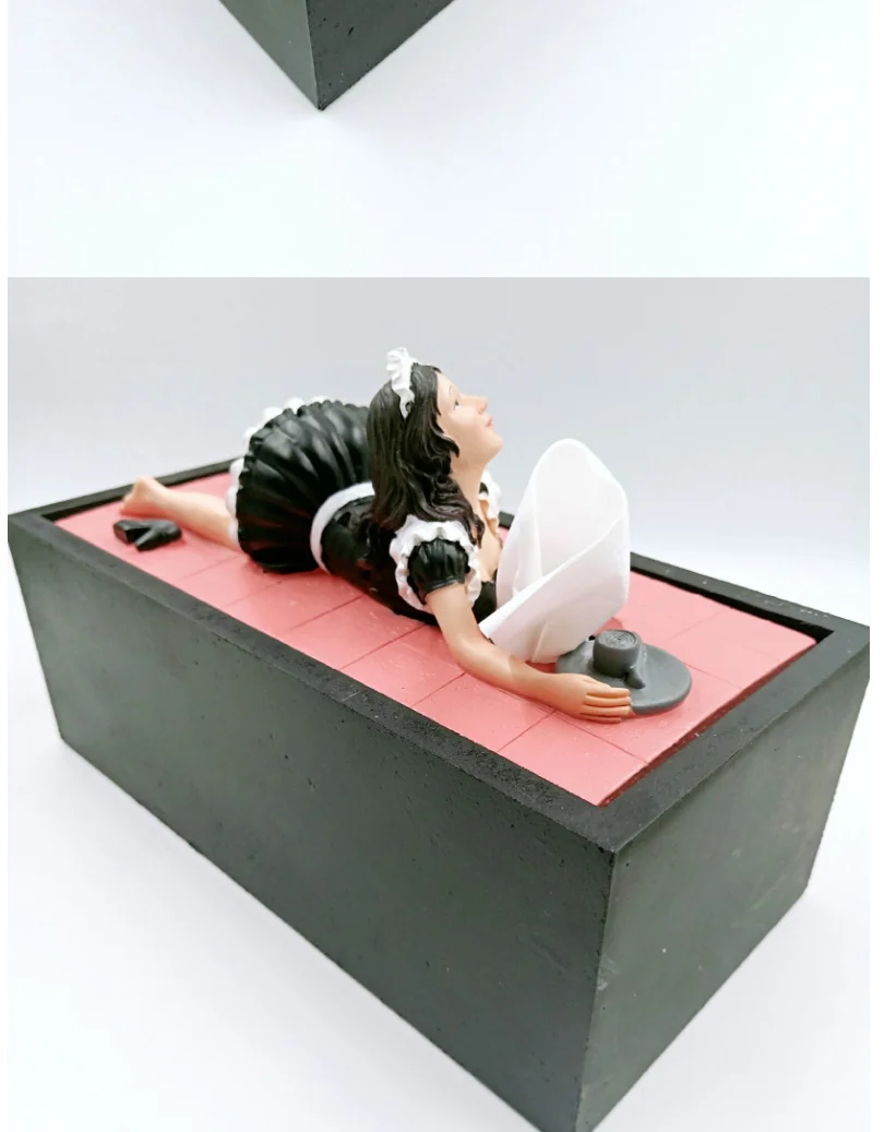 BR Пасхальная коробка для салфеток пластиковый держатель для туалетной бумаги Настольный тип сиденья бумажная коробка для хранения Съемный диспенсер для салфеток Moai мультфильм