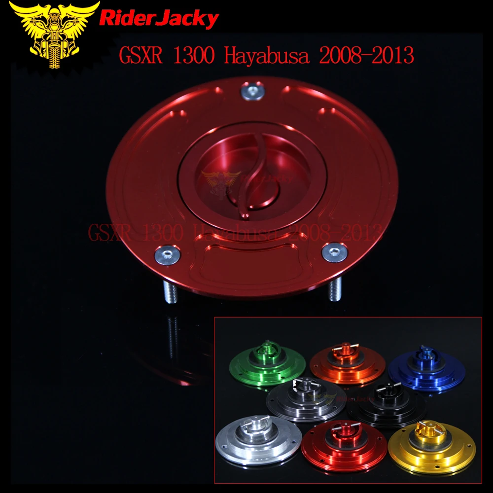 

Motorcycle Keyless Fuel Tank Gas Cap Cover For Suzuki GSXR 1300 Hayabusa 2008-2013 2012 2011 2010 2009