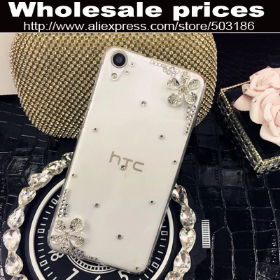 Красивый чехол со стразами и цветами для HTC Desire 10 life pro evo 816 820 830 U Play U11 U12 Ultra One X10 12