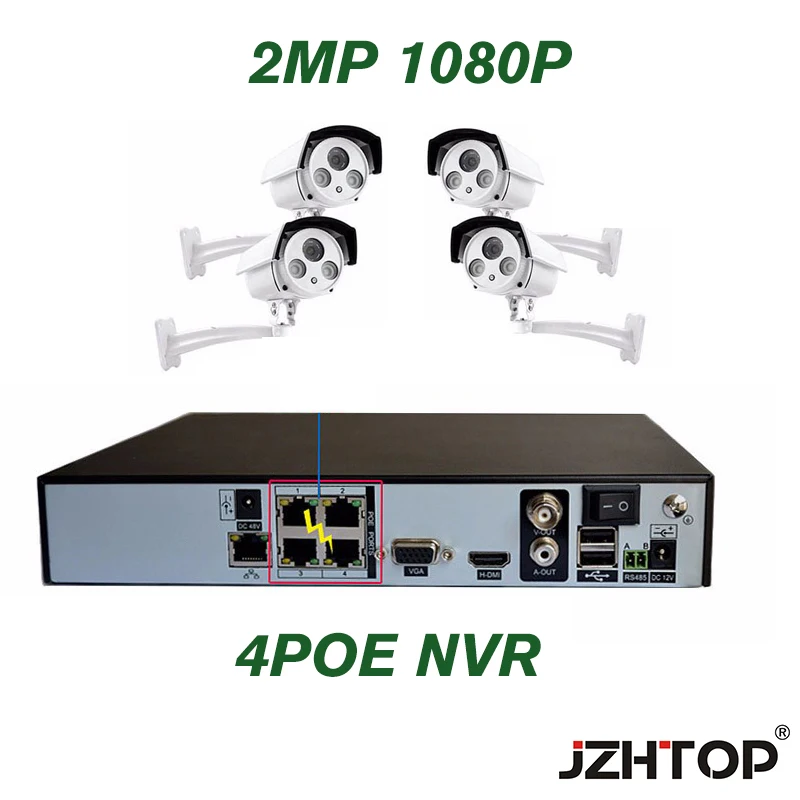 2MP 1080P 4POE NVR