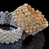 Fashion 3/6 rows Crystal Gold Silver Plated Bracelets & Bangles for Women Rhinestone Stretching Bangle Upper Arm Bracelet jewelr 5