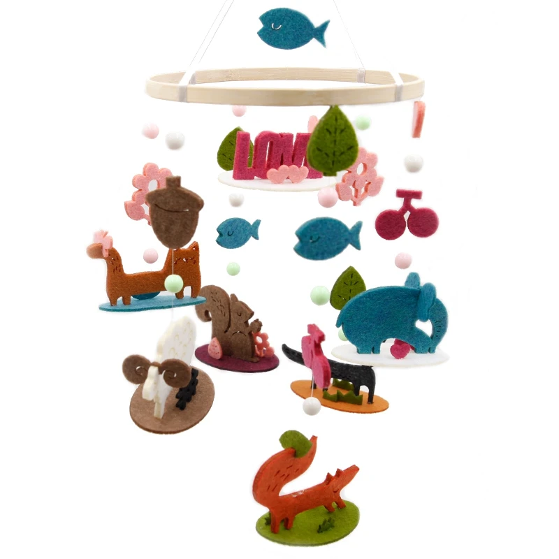 

Lovely Felt Applique Ornament Kit New Design Wall Hanging Felt DIY Material Package Home Decoration For Living Room & Bedroom