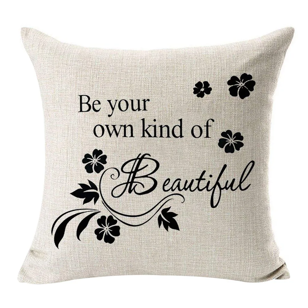 

ISHOWTIENDA Thanksgiving Autumn Decor Cushion Cover Throw Pillow Case Sofa Bed Home Decor printed sofa decorative cushions white