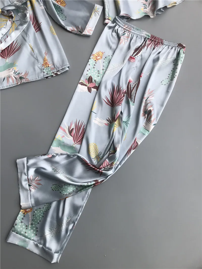 Faux Silk sleepwear panys sexy8--