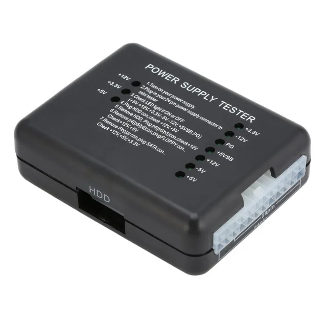 Modest SATA HD Power Supply Tester Desktop / Chassis Power Diagnostic Measuring Instrument Computer Peripheral Accessories Modest SATA HD Power Supply Tester Desktop / Chassis Power Diagnostic Measuring Instrument Computer Peripheral Accessories
