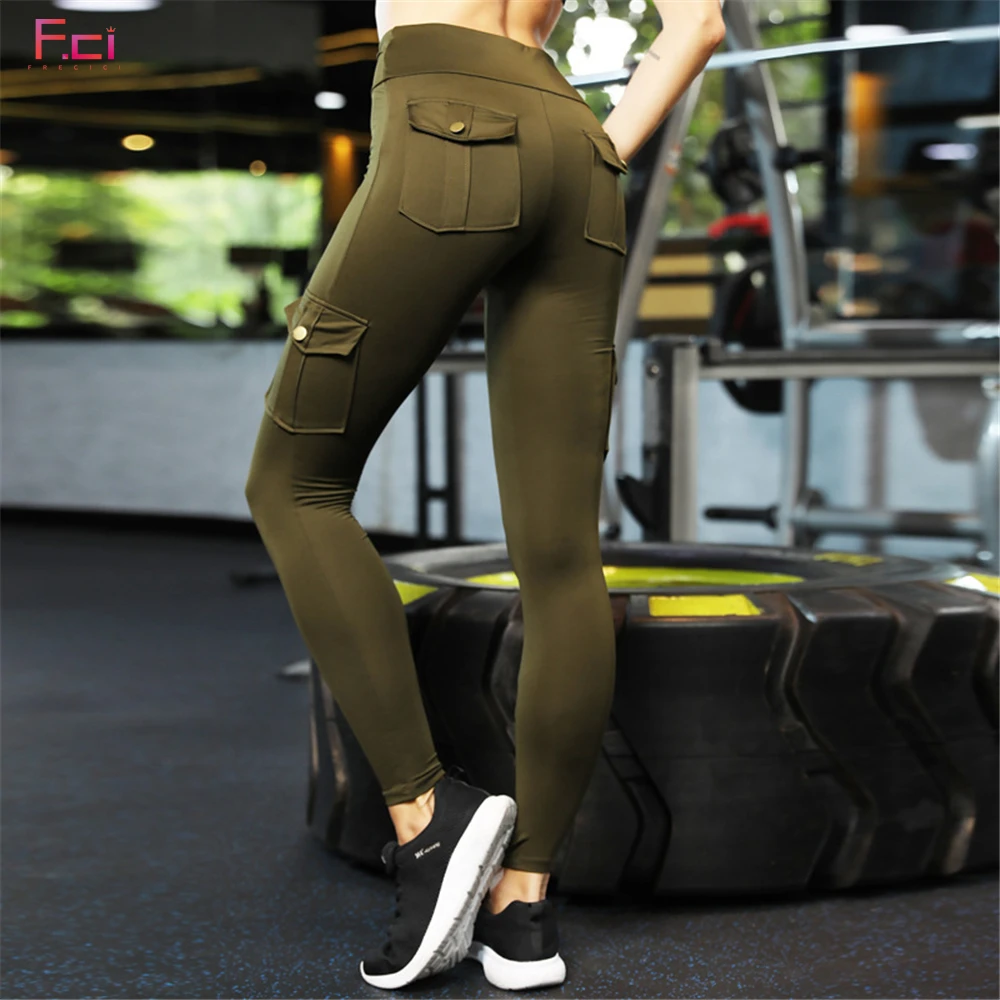 Women's skinny cargo pants with pockets Clearance