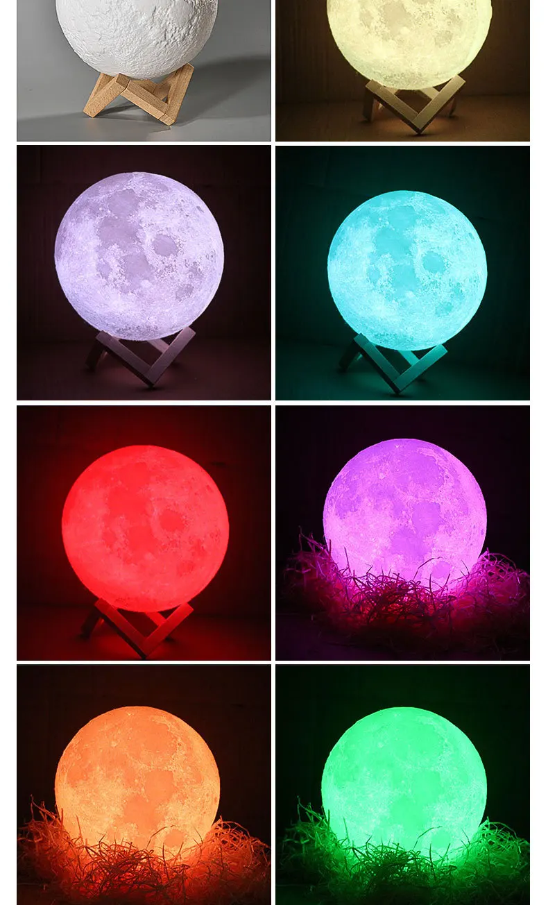 3D Moon Lamp