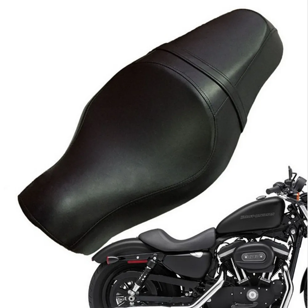 Solo сиденье водителя с задним Passenager Seat Pillion Pad Two up для Harley Davidson XL883N XL1200 |
