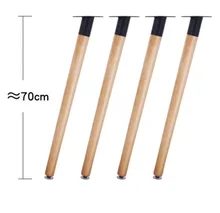 4Pieces/Lot. L:70CM Solid Wooden Table Furniture Legs Feet Brackets Iron Frames Beech Legs Fittings