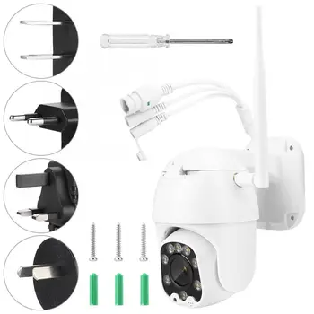 

20X Zoom Mini Wifi HD 1080P PTZ IR Outdoor Dome Camera Security Waterproof CCTV 100-240V