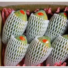 Фруктовая пена белая EPE пена сетка рукав сетка Толстая фруктовая пена рукав сетка для мелкого арбуза Материал упаковки 20 см* 10 см 500 шт