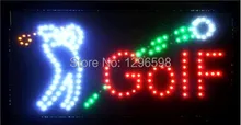 2017 Special Offer Hot Sale Graphics indoor Ultra Bright 24×13 Inch Golf Course business open sign of Led-