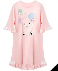 Бесплатная Shipping2016 новый летний стиль ночная рубашка Пижама женская одежда для сна женская ночная одежда AZ739