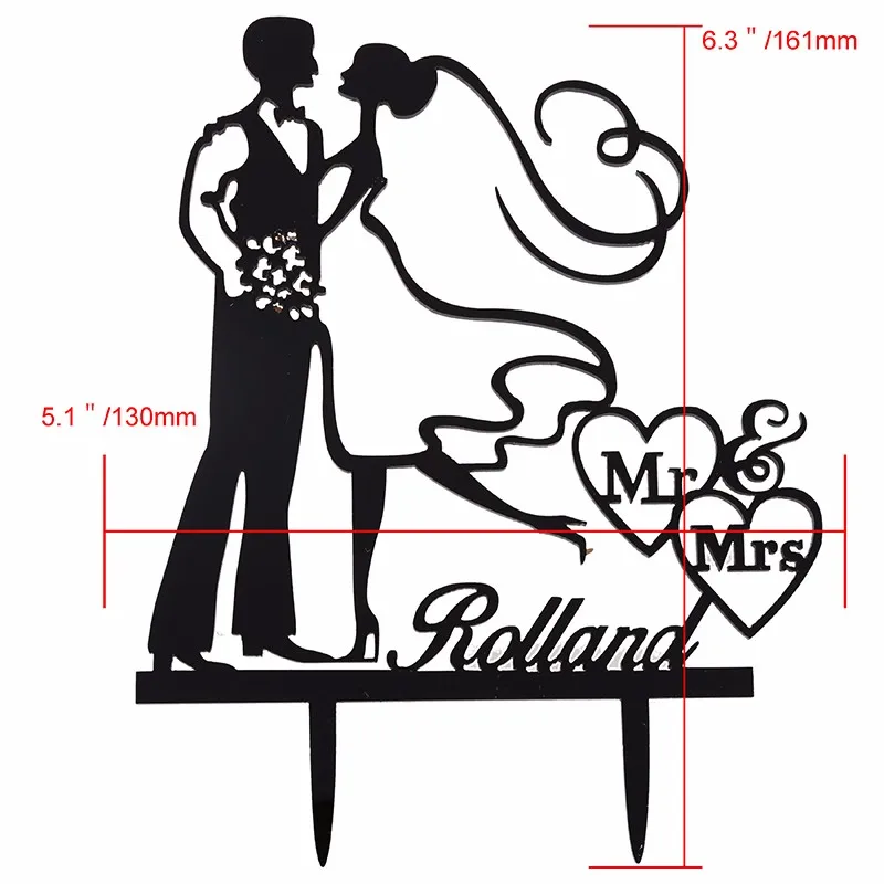 Акриловый свадебный торт Топпер свадебный торт стенд свадебный торт аксессуары свадебный торт верхнее украшение