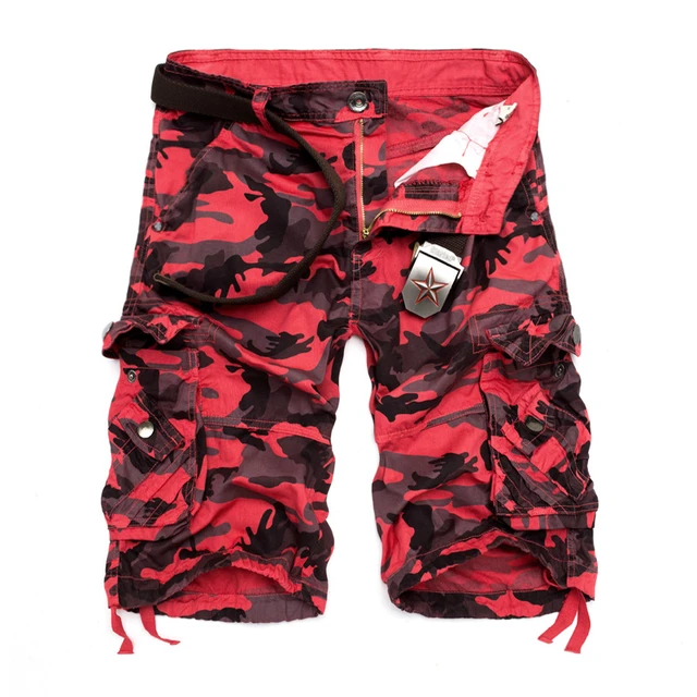Pantalones cortos holgados de camuflaje hombre, Shorts militares de camuflaje, táctico, novedad de verano, directo, 2022 - AliExpress