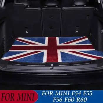 

Union Jack Car Floor Rear Trunk Mat Cargo Auto Protected For Mini Cooper One JCW F54 F55 F56 F60 R60 Countryman Accessories