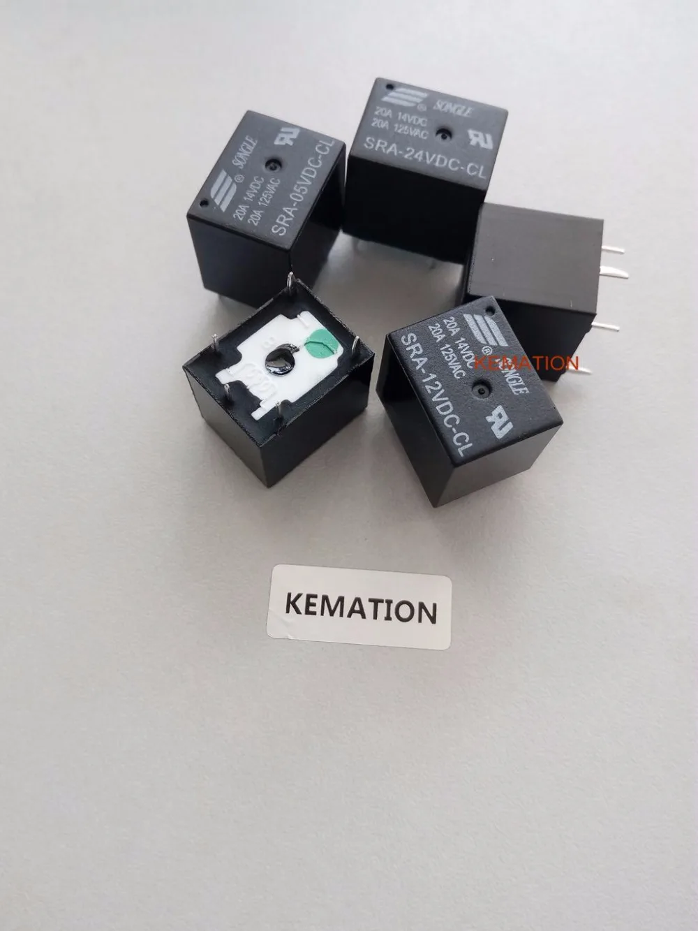 5 шт./лот SRA-05VDC-CL SRA-12VDC-CL SRA-24VDC-CL Мощность реле 5 V 12 V 24 V 20A