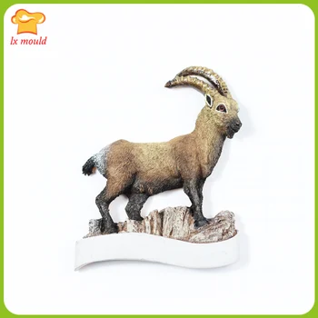 

Mountain Sheep Silicone Mould Chocolate Cake Candy Soap Horned Goat Mold
