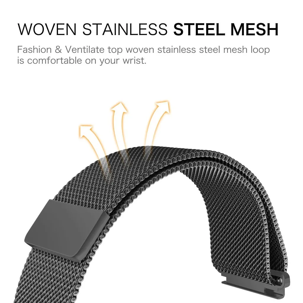 Миланский Браслет из нержавеющей стали для Xiaomi Amazfit Verge 3 Смарт-часы Мода замена металлический ремешок на руку браслет