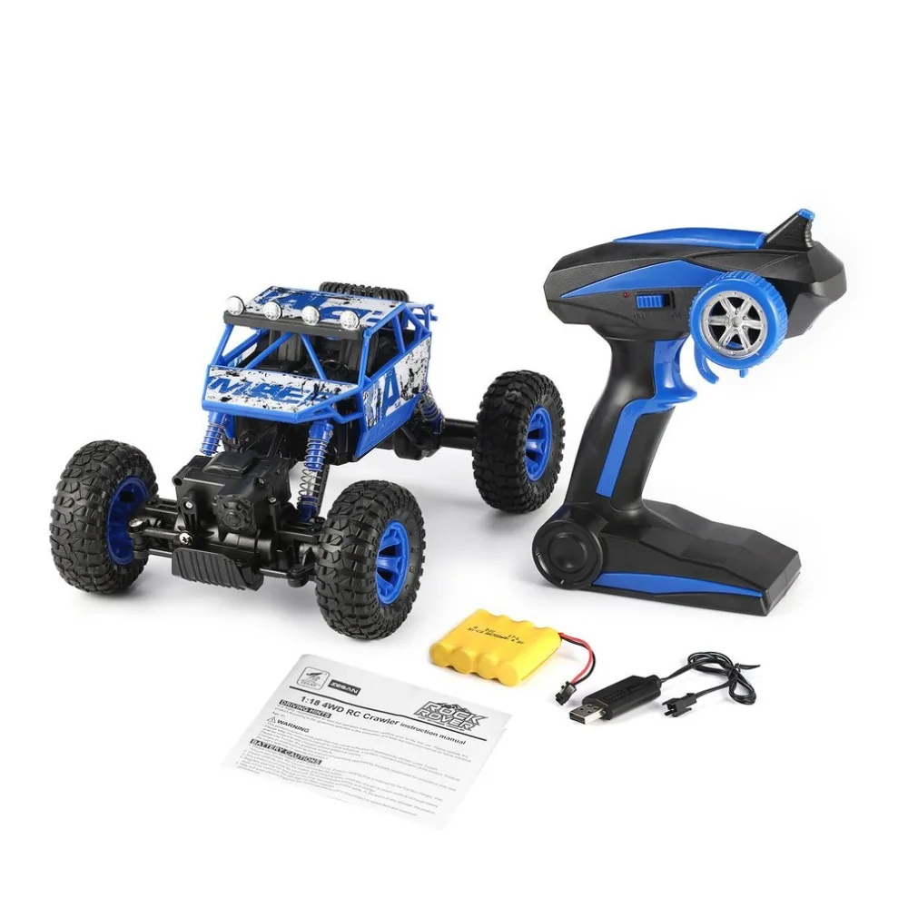 ZEGAN ГГц 1801 масштаб 4WD RC Рок Гусеничный двойной двигатели восхождение автомобиль