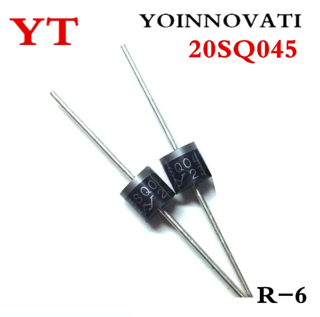 

100 шт./лот 20SQ045 20A 45V R-6 лучшее качество