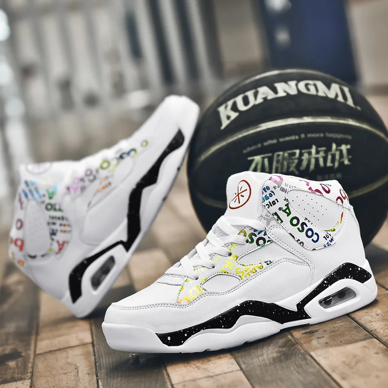 الرجال حذاء كرة السلة في الهواء الطلق تنفس توسيد ضوء الأردن كرة السلة رياضية Sapatillas هومبر المضادة للانزلاق أحذية رياضية رجل الرجال حذاء كرة السلة في الهواء الطلق تنفس توسيد ضوء الأردن كرة السلة رياضية Sapatillas هومبر المضادة للانزلاق أحذية رياضية رجل