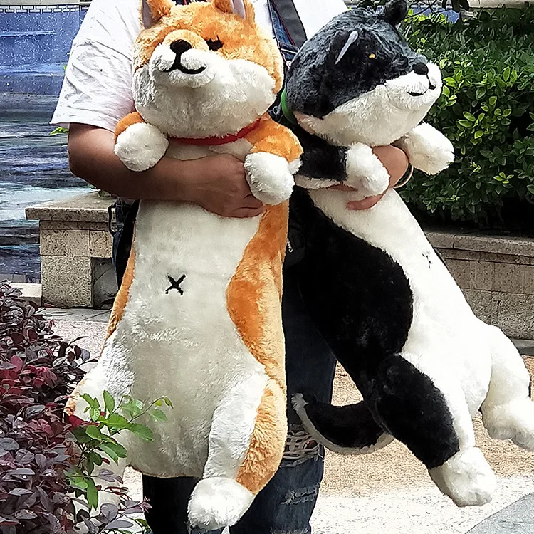 

Ins Human's Friend Dog Shiba Inu Action Figure Plush Toy Doll Lovely Cushion Soft Pillow Comfortable Siesta Sleeping Companion
