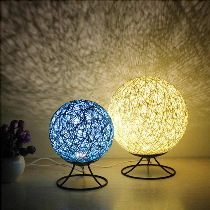 Warm Romantic Small Desk Light Creative Mood Table Lamp Simple Dormitory Modern led Bedside Bedroom Wedding | Освещение