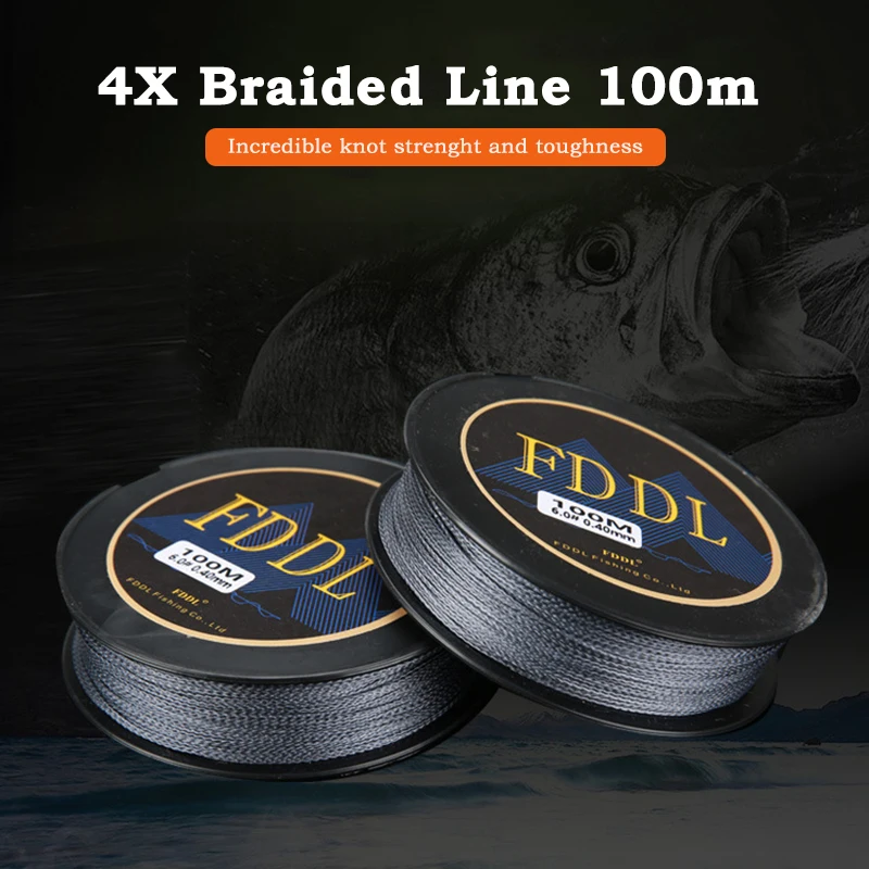 

Practical Super Power 100M PE4 Braided Fishing Line Fit Any Rods Transparent waterproof Anti-aging line 6 10 15 20 30 40 50 60LB