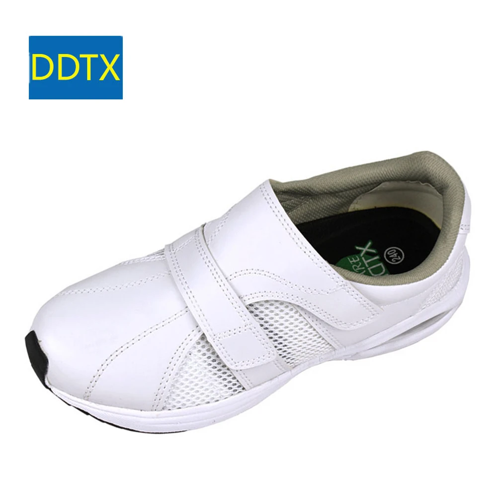 DDTX Summer unisex work shoes lightweight Casual medical nurse shoes light White Platform