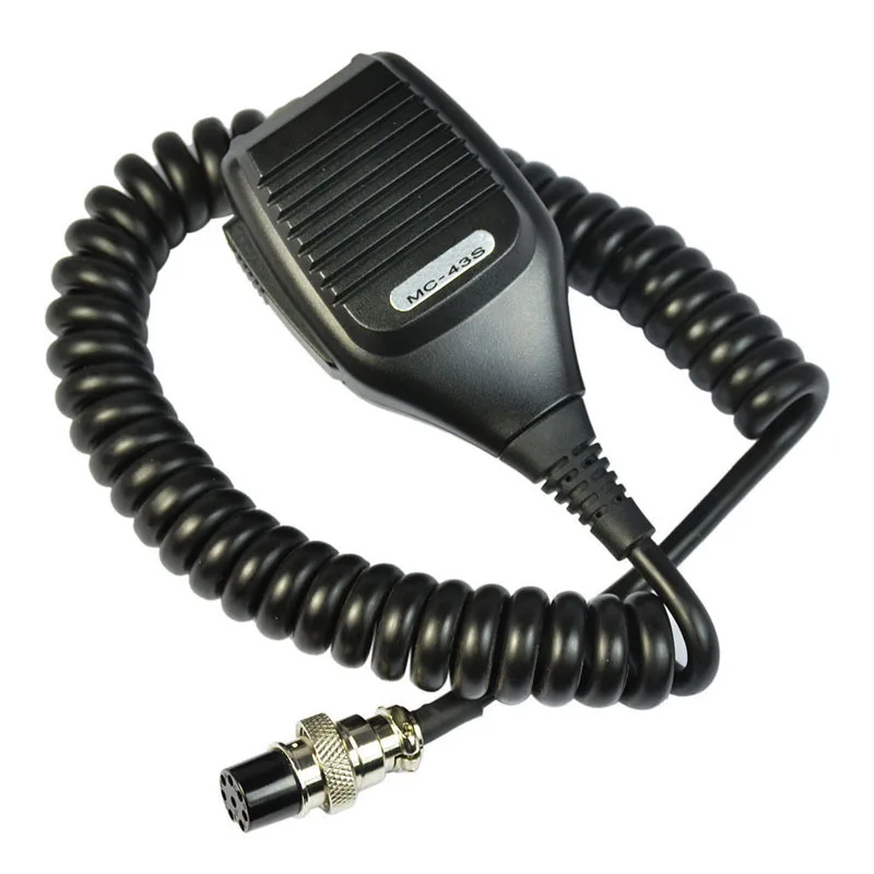 Ручной плеча круглый 8-pin MC43S Динамик PTT Mic для Kenwood для TS-480HX TM-231 TS-990S TS-2000X MC-43S радио иди и болтай Walkie Talkie