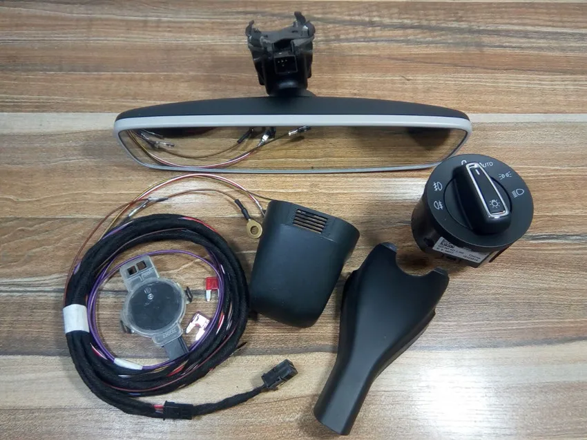 Golf 7 MK7 Auto Dimming Rear View Mirror Auto Headlight Fog Lamp Switch