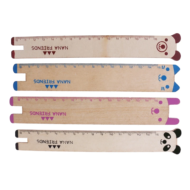 

Cute Animal Wooden Straight Ruler Measuring Tool Stationery Office School Supply