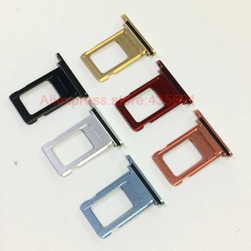 100Pcs/lot Nano Dual Sim Card Reader Connector Tray Holder Slot for