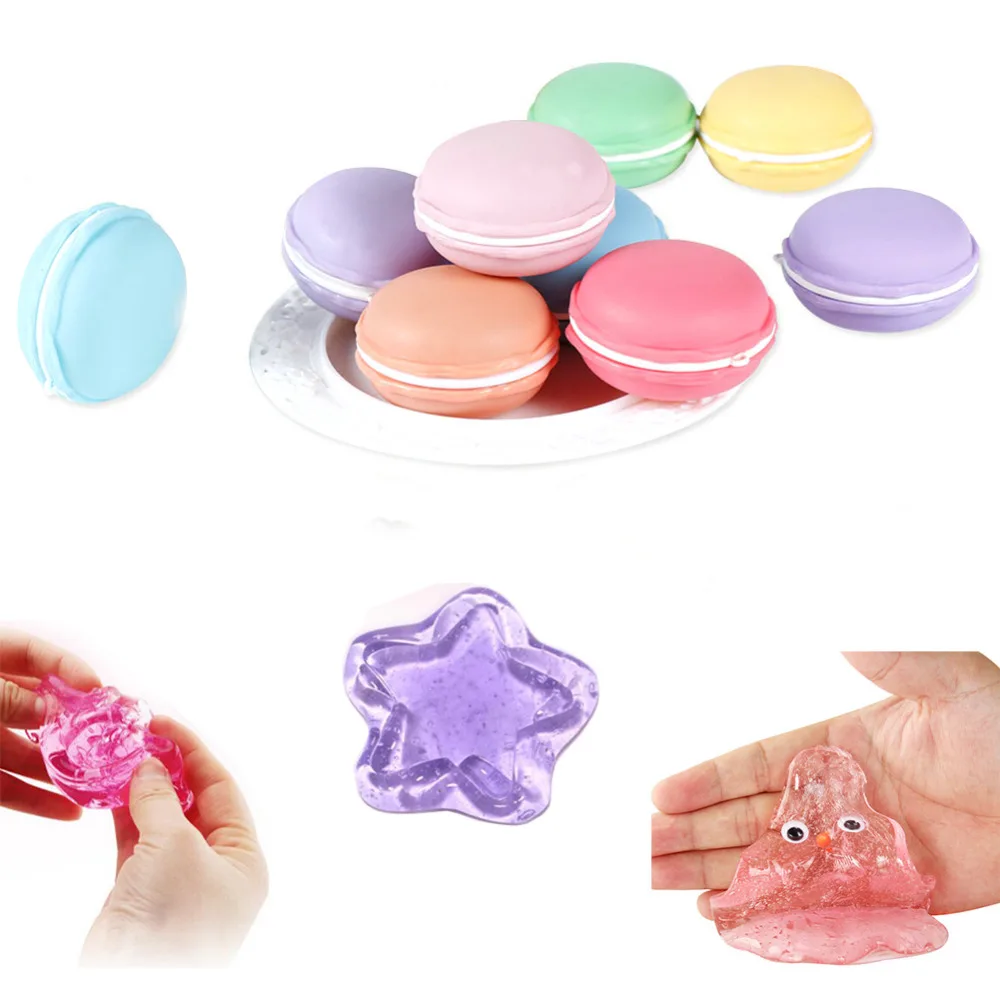 12 Pcs Soft Floam Puff Slime Putty Stress Relief Toy Flavors for Slime for Kids and Adults Floam Slime Stress Relief Toy