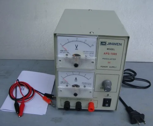 

Rectifier for Electroplating ,Jewelry Plating Machine 1505,Complete with clips & wires