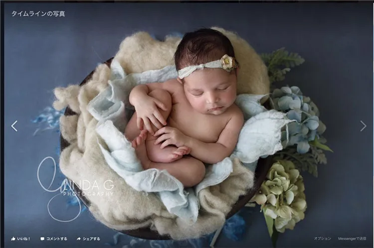 60*60 см новорожденных одеяло для фото Цветочный стиль шерсть флис одеяло для новорожденного фон для позирования мягкая корзина Stuffer реквизит - Цвет: Light blue
