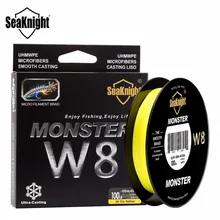 SeaKnight MOSTRO W8 150 M Linea di Pesca Della Treccia 8 Fili Liscio Super Tecnologia Intrecciato PE Multifilamento Linea Grandangolare 20-100LB(China)