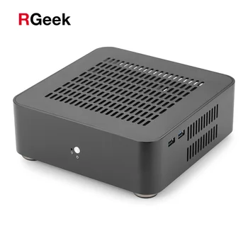 

[Top Cover with Holes][USB 3.0 Version] RGeek Mini ITX Computer Case Aluminum PC Case Chassis HTPC With Power Supply