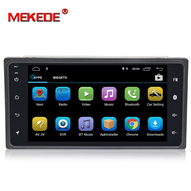Excellent Navifly 7inch touch screen android8.1 car gps multimedia RDS player for toyota Universal corolla Hilux Vios Old Camry Rav4 2