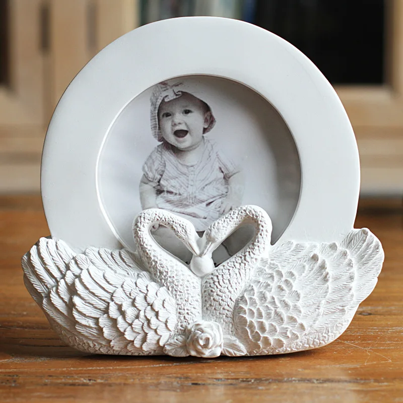 Buy White 4 Inch Swan Photo Frame Lovely Photo Frame