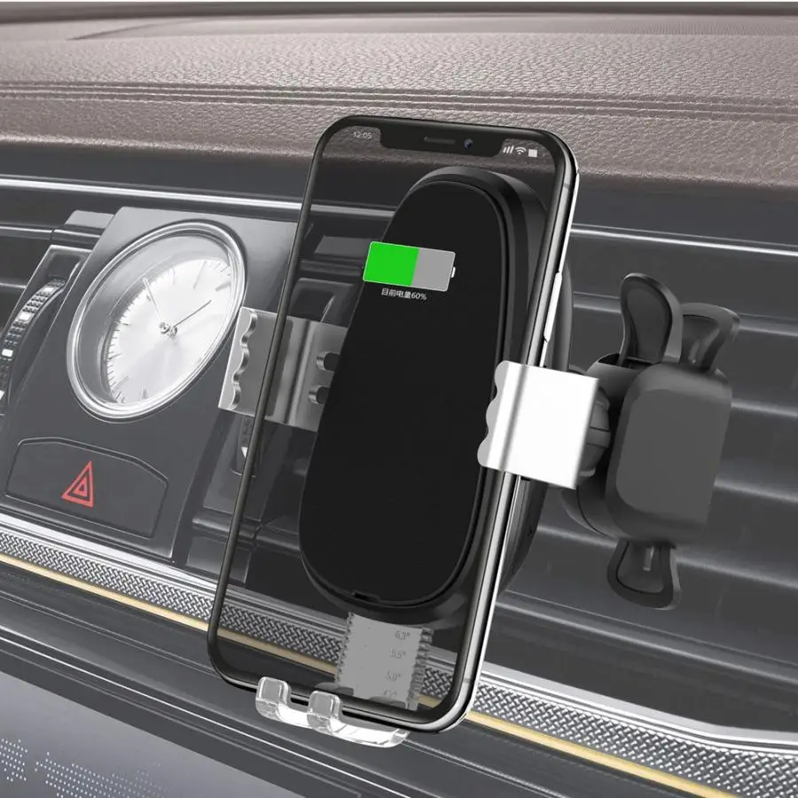 accesoire voiture Wireless Car Phone Charger 10W 7.5W 5W Automatic Infrared Induction Air Vent Holder car tools NEW | Автомобили и