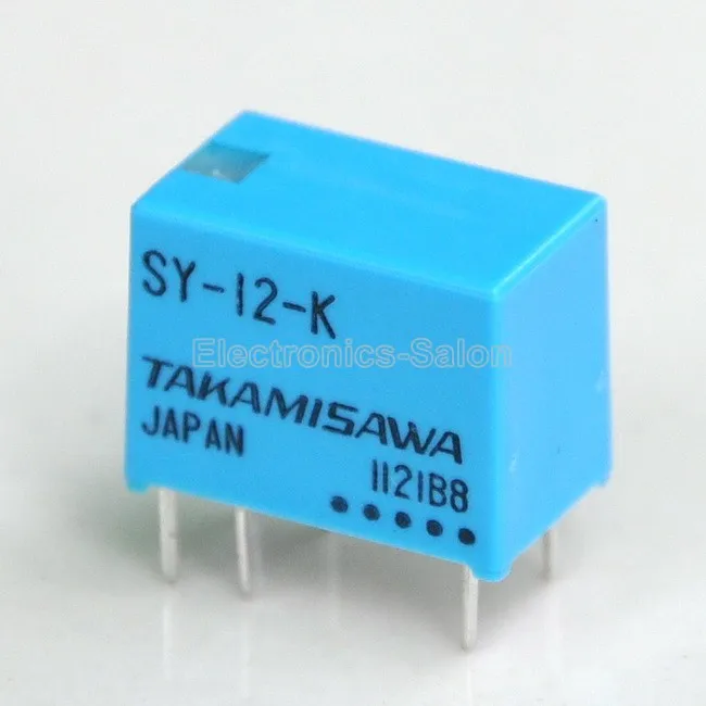 

( 100 pcs/lot ) TAKAMISAWA Small Size SY-12-K 12V SPDT Signal Relay.