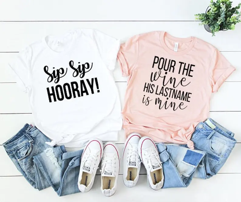 Skuggnas Новое поступление Sip Hooray Pour the Wine его фамилия мой девичник рубашка цвета