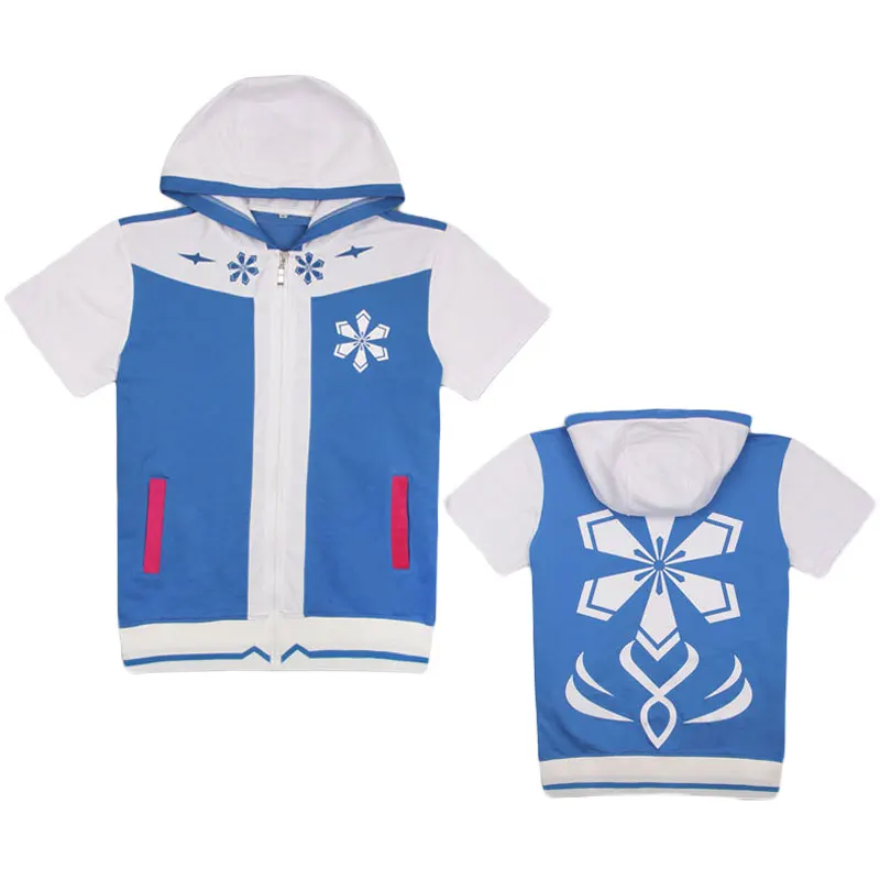 Женские толстовки с капюшоном Hatsune Snow Miku толстовка короткий рукав куртка на